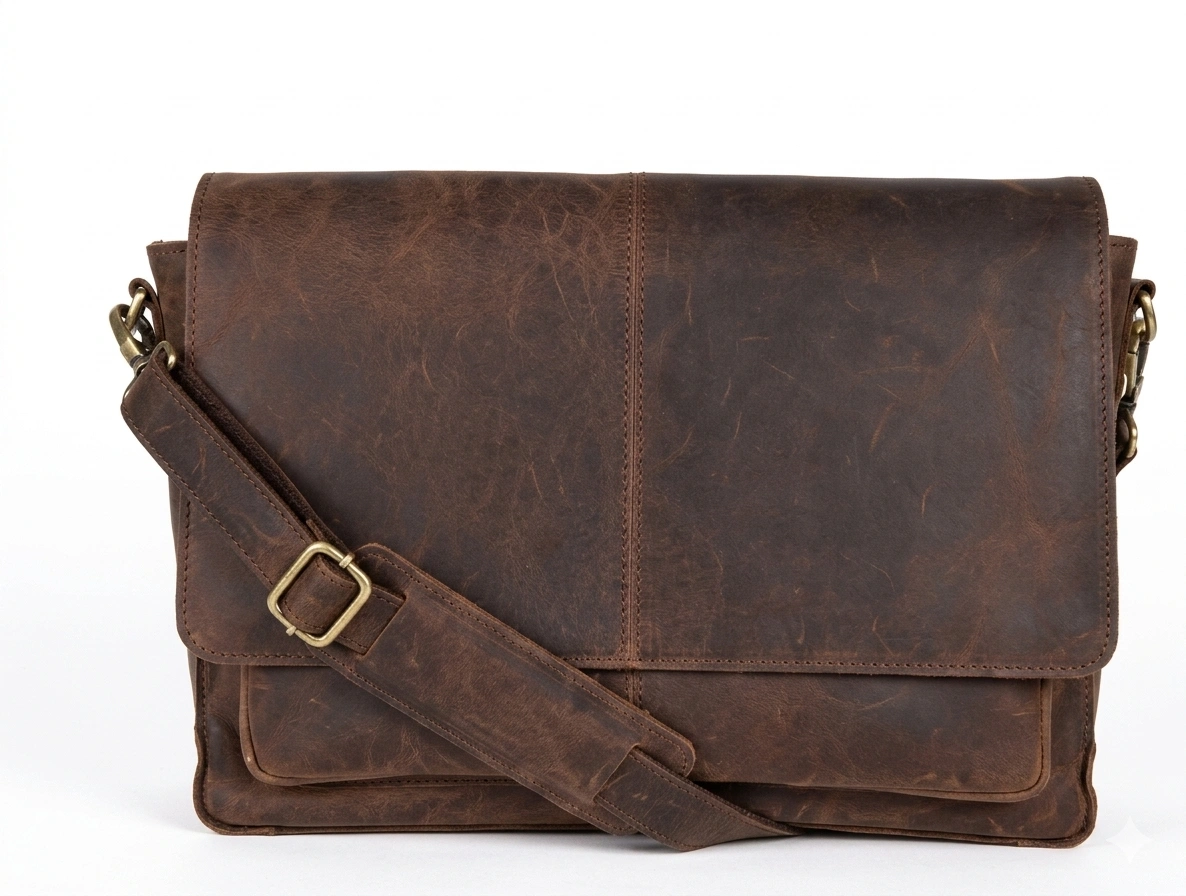 Vanguard Multi-Pocket Leather Bag
